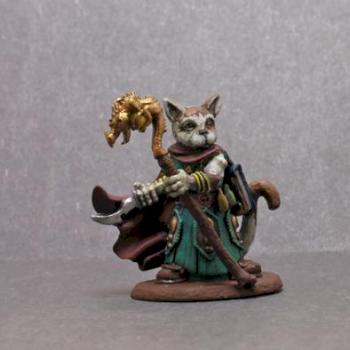 Dark Sword Feline Sorcerer by superbug983