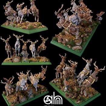 Stags of Sisters of the Thorn b AH by atelier hladik