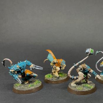 bloodbowl skavens by grueek