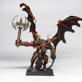 Old School Bloodthirster of Khorne by qrupt
