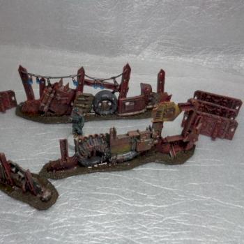 kill team ork scenery terrain barricades by thecat