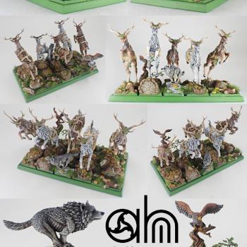 Stags from Sisters of the Thorn w AH by atelier hladik