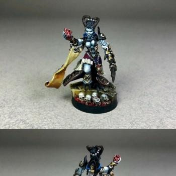 Pin-up Chaos Inquisitor Daemonette by birdsareback