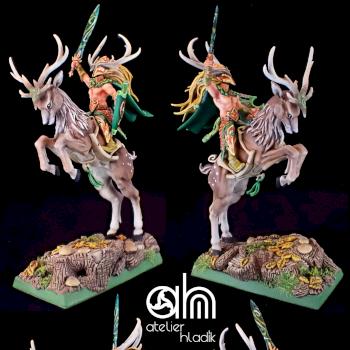 Wood elf wild rider AH by atelier hladik