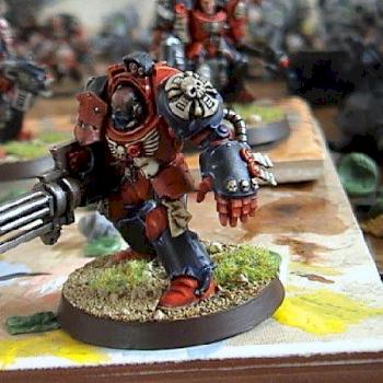 Terminator Assault Cannon Marine by Darrko