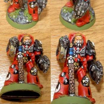 Blood Angels Captain by XV15 Ghost