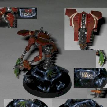 necron wraith by n1gh7br1ng3r