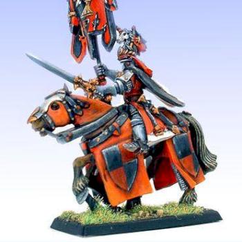 Bretonnian Battle Standard Bearer by MrKlipp