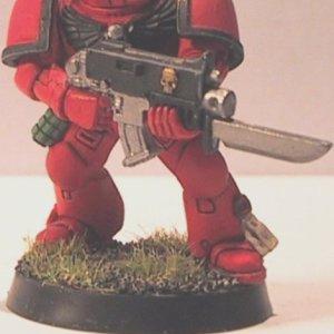 Blood Angels Tactical Marine by popsickle