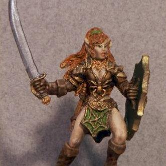 Dinesiel done as an elven ranger by EquusAlba