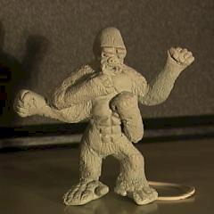 4 armed white ape by Kitchenwolf
