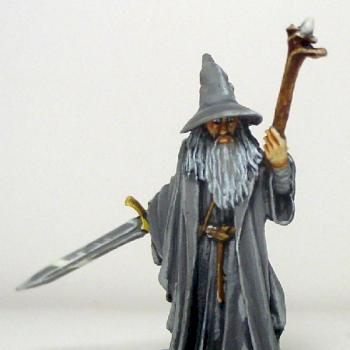 LoTR painting contest Gandalf (front) by BlackJax