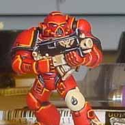 Blood Angel Space Marine by wallydoo