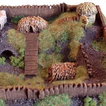 greenskins 10mm warmaster outpost by tazdechartres