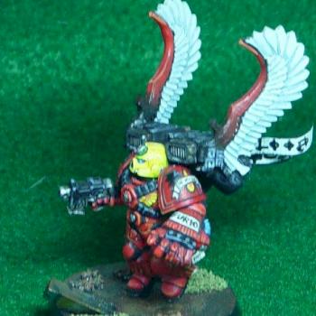 Blood Angels Veteran Sergeant by baatezu576