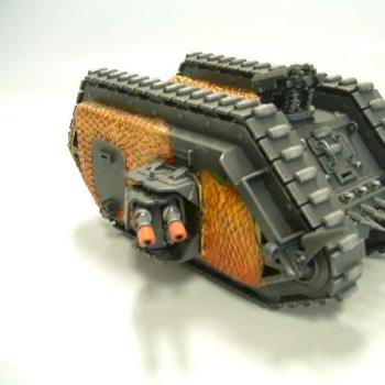 Flaming Chaos Landraider by execter