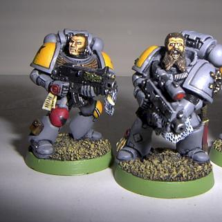 Space Wolf Gray Hunters by spikenog