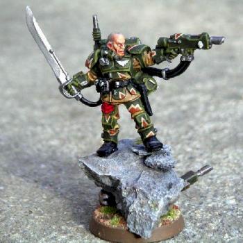 Cadian shock troops sergeant by Lord Macharius