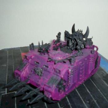 the slaanesh pimp rhino by magnus the red123