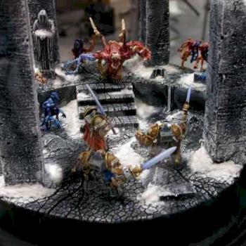 Inquisitor Weiss purges the temple by goblintown