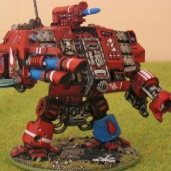converted blood angel dreadnought by channymassive