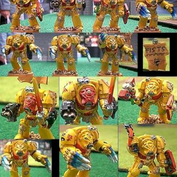 Imperial Fists - Assault Terminators by Inferno40K