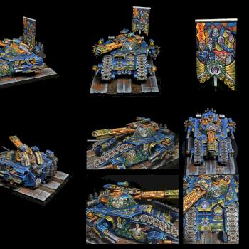 Ultramarines Legion-Glaive super heavy tank by breezezhu90