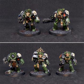 (Warhammer 40 000 - Space Marines) Salamanders Terminators by Alex Fox