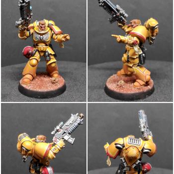 Space Marine Imperial Fist by tasanhalas