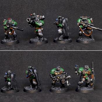 (Warhammer 40 000 - Space Marines) Salamanders scouts by Alex Fox