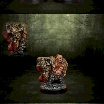 Dwarfs (female and male) -Atlantis and Scibor miniatures- by algente