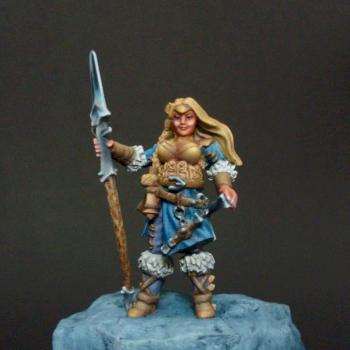 Bregan the Valkyrie (28mm) by melihov