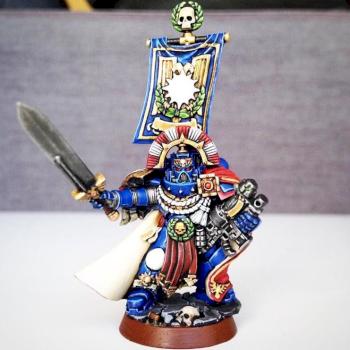 Ultramarine Captain by lorenzolsp
