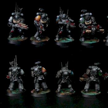 Primaris Deathwatch Squad by goblet