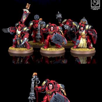 Blood Ravens Terminator Assault with various mix parts by Cyminad