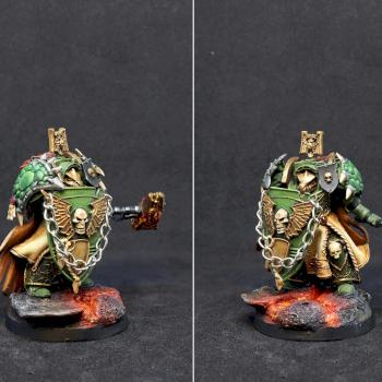 (Warhammer 40 000 - Space Marines) Captain Lysander (Salamanders conversion) by Alex Fox