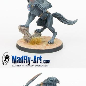 Devil Dog Teams, 2nd Assault Bat. Of The USAMC, K-9 Antipode by MadFlyArtStudio