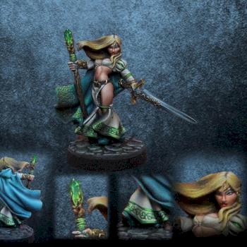 Alastriel Elf Sorceress by algente