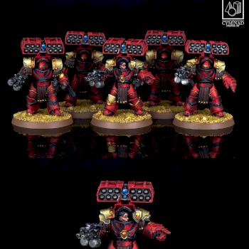 Blood Ravens Cataphractii- erminators by Cyminad