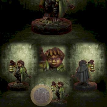 Bergamot, Halfling Scout (Reaper Bones) by algente