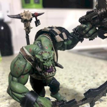 ork warboss conversion/kitbash by Aaronbristol