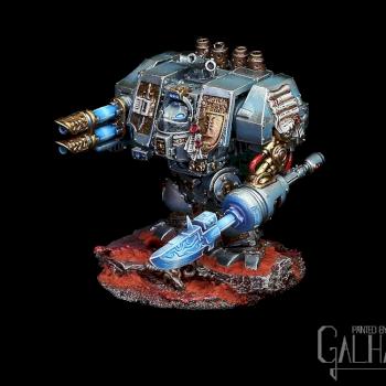 Grey Knights Dreadnought by Galharen