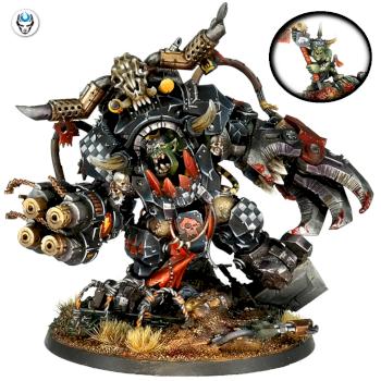 Ghazghkull Thraka & Makari by DEN of IMAGINATION