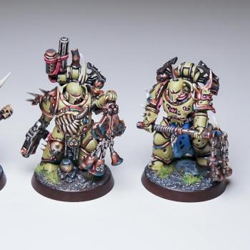 Plague Marines by blacksparrow