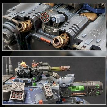 Primaris Repulsor Executioner (collage) by WatchCat