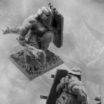 BEASTS OF CHAOS Dragon Ogre 03 Converted/Sculpted by Koshal