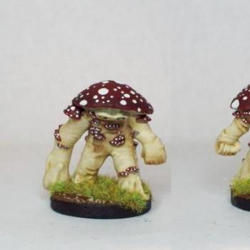 Mushroom Man -- D&D mini repaint by cassius