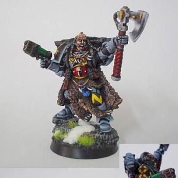 Space Wolves Rune Priest by Zuzu