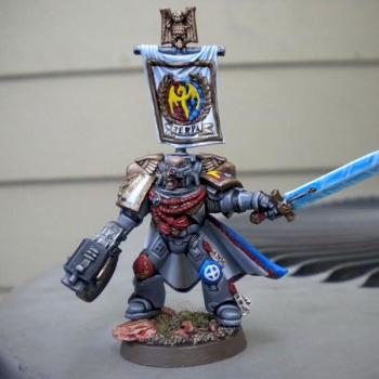 Space Marine Captain by jcroxford
