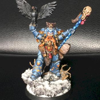 PRIMARIS SPACE WOLVES RUNE PRIEST NJAL STORMCALLER Conversation by GobBoss